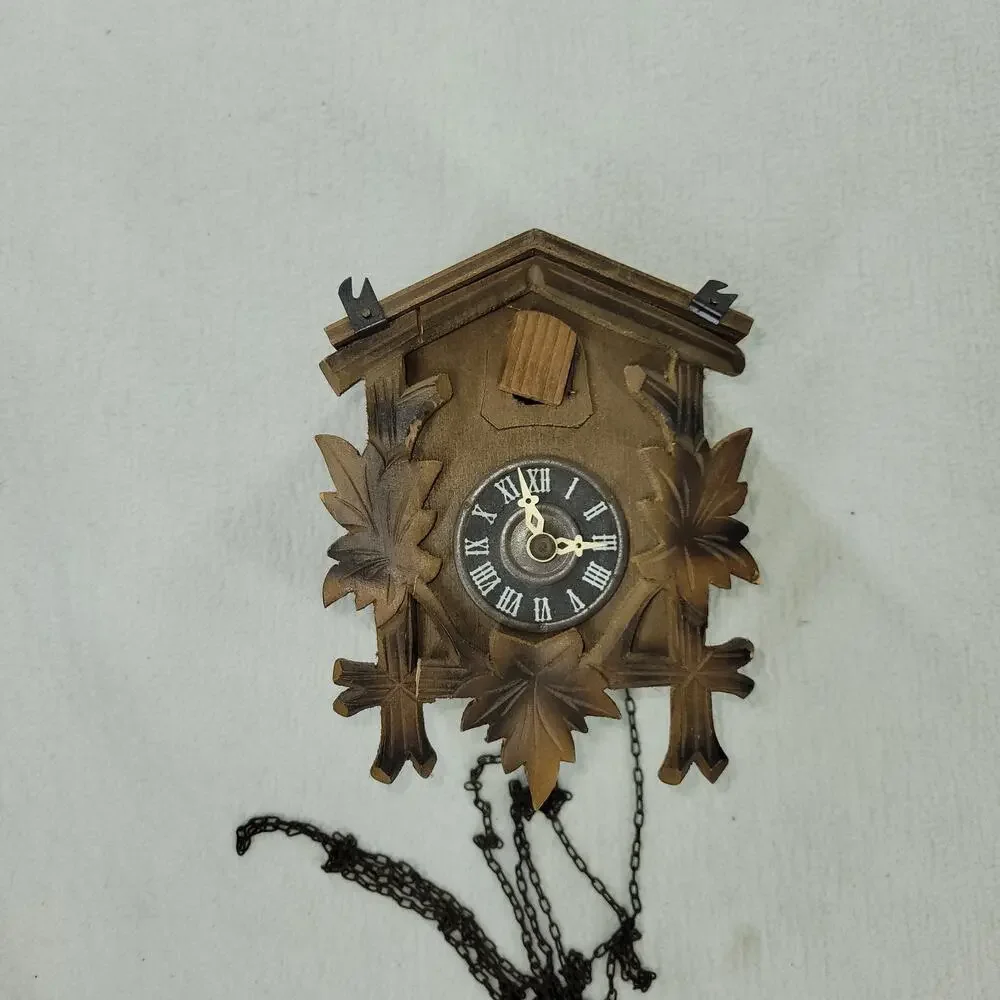 Vintage Cuckoo Clock Brown Clocks Swedish Clocks Time Black Forest